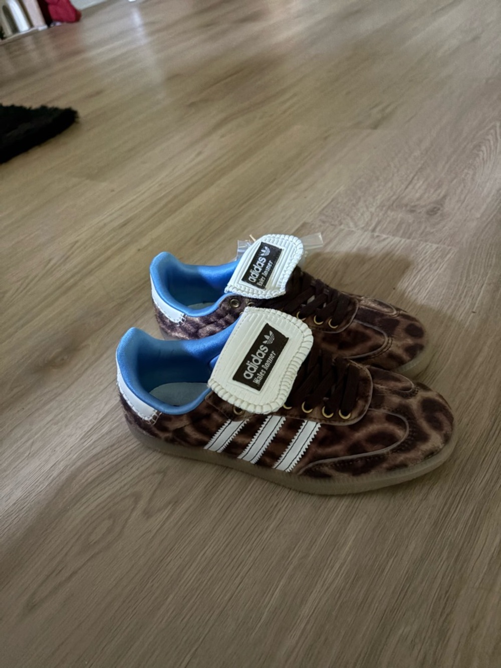 Wales x Bonner cheetah adidas sambas